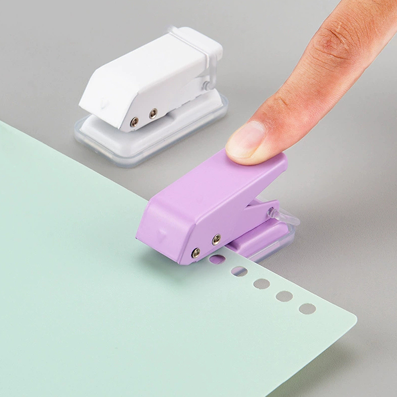Office Supply Office Stationery Items - Миниатюрный дырокол Kawaii с 1 отверстием,