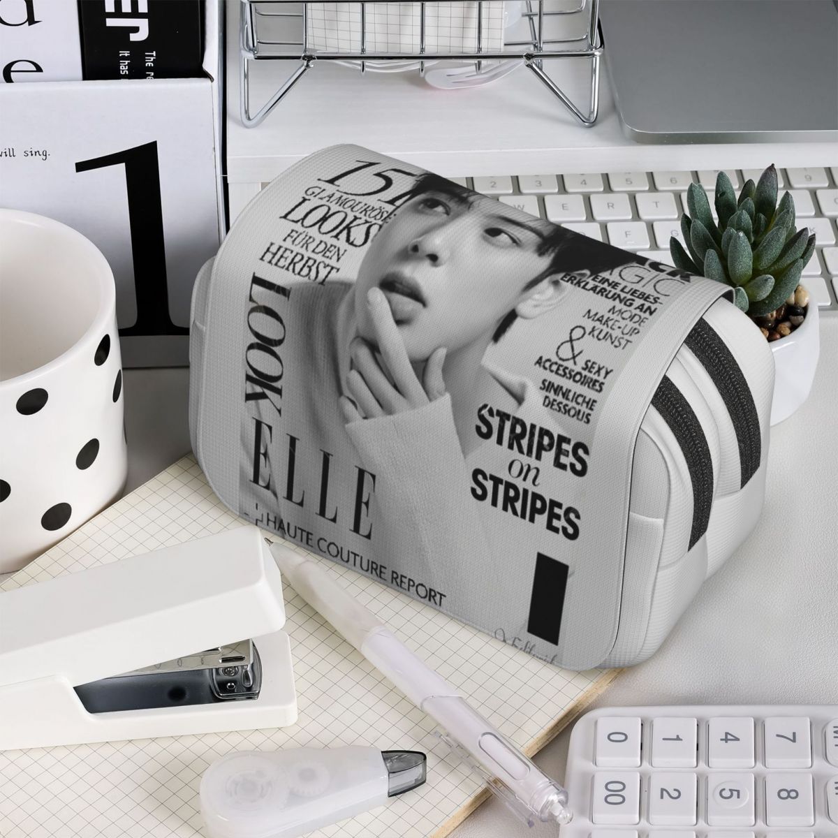 Stationery And Office Supply Chain - Пенал Cha EunWoo Kpop Astro для