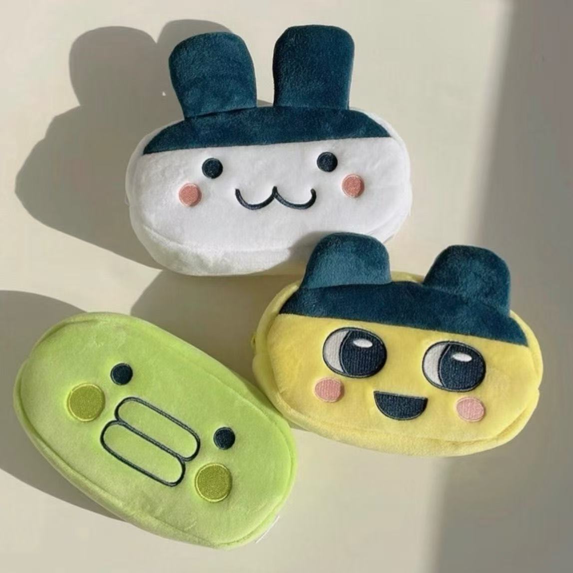 Pencil Case Large - Милый плюшевый пенал-тамагочи в стиле ретро,
