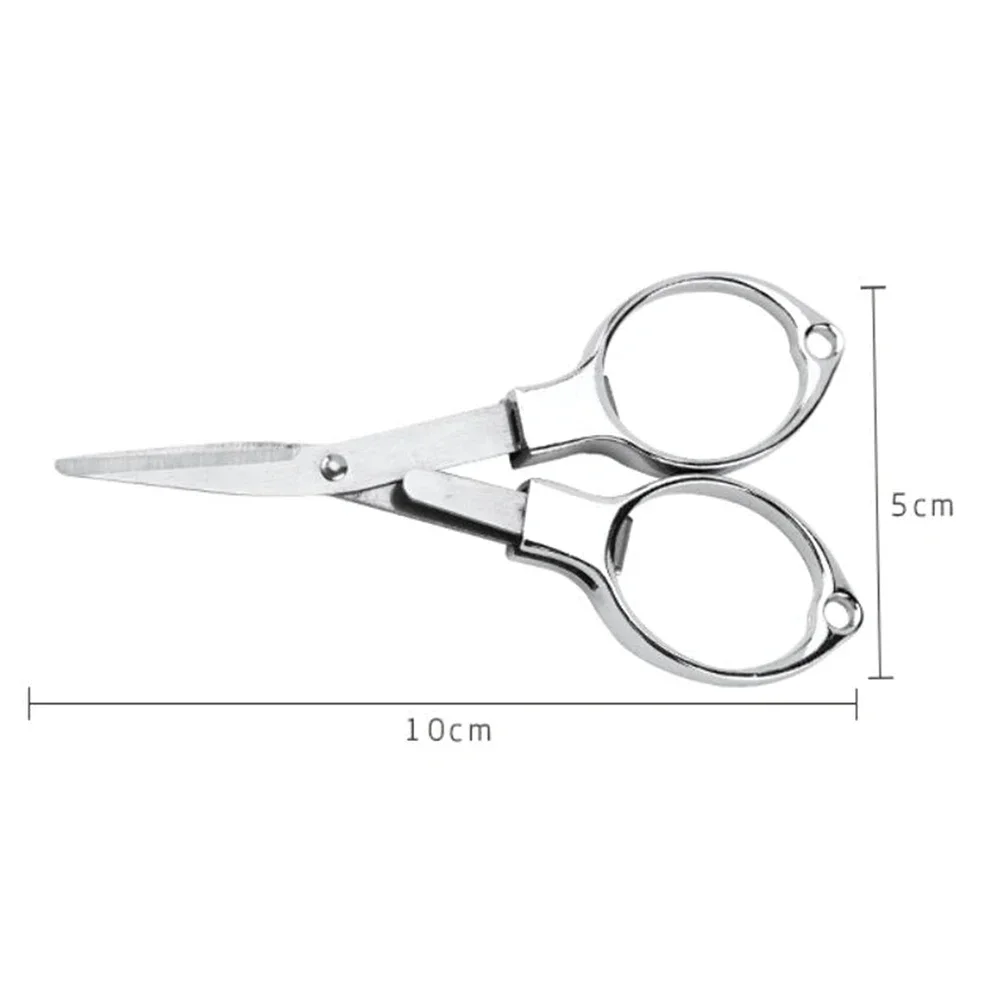 Scissors Stainless Craft - Портативные мини-ножницы складные из нержавеющей стали,