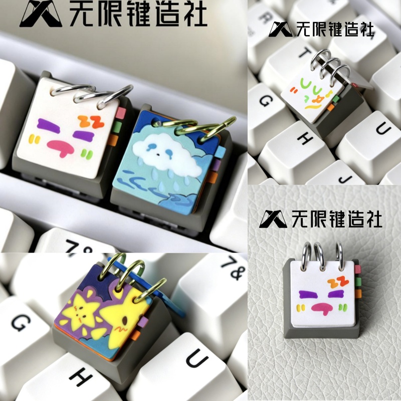 Ideal Stationery & Office Supply - Оригинальная персонализированная сменная кейкап-клавиша Wuxian Cute