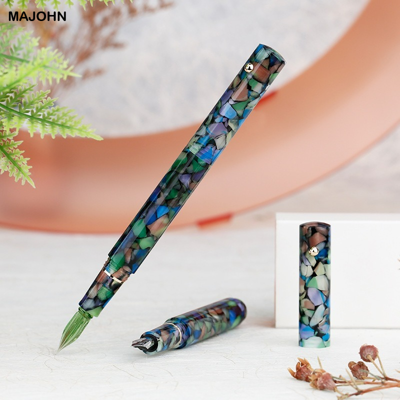 Fountain Pen Ink - MAJOHN N8 смоляная стеклянная ручка, чернильная