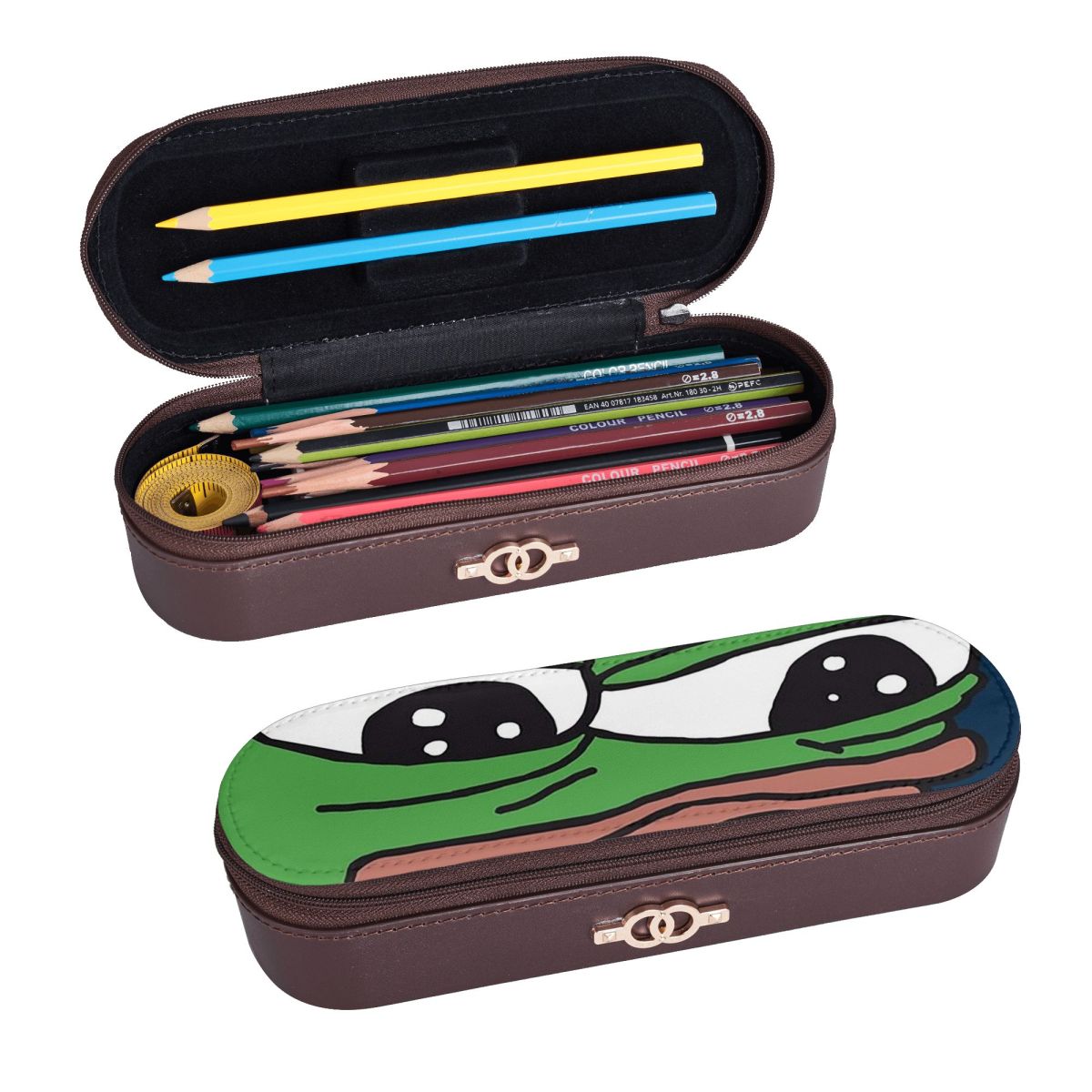 Stationery Office Supply Store - Высококачественный кожаный пенал для карандашей и