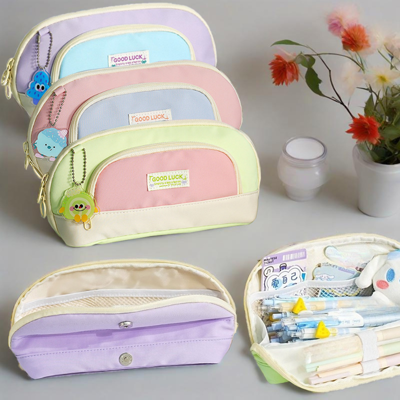 Stationery Office And School Supply Stores - Сумка-карандаш с большим отверстием, перегородка для