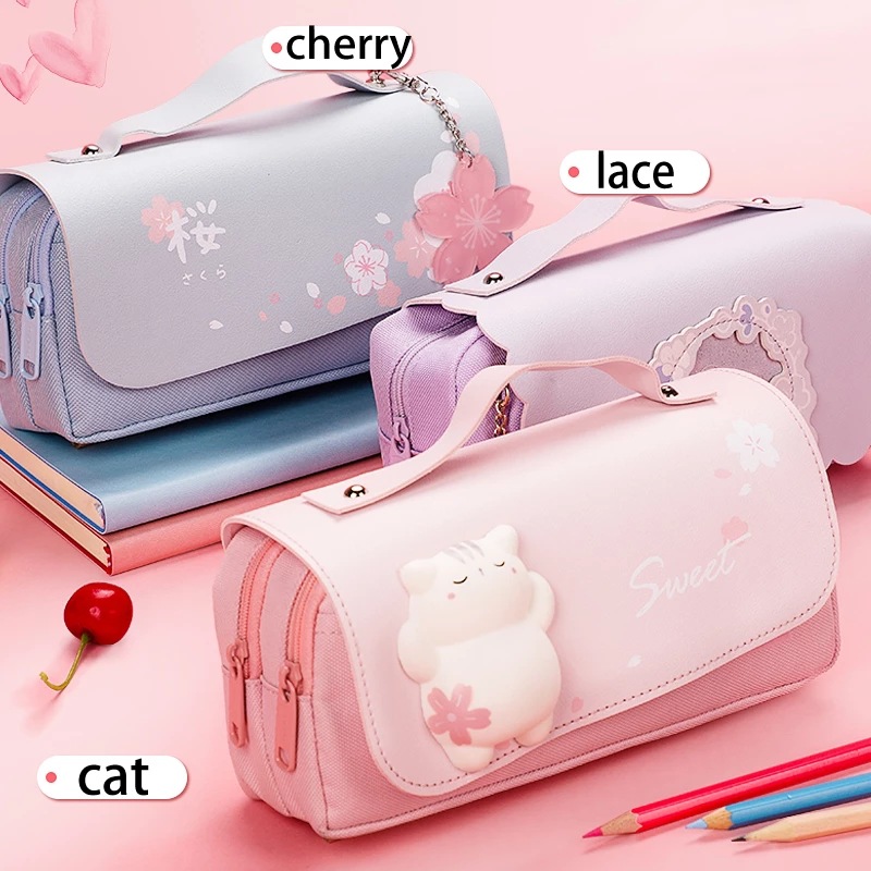Stationery Office Supply Store - Женские канцелярские принадлежности, школьные пеналы для