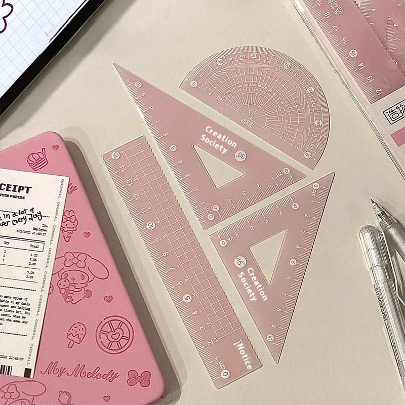 Ruler Set Transparent - Набор из 4 прозрачных линеек (15