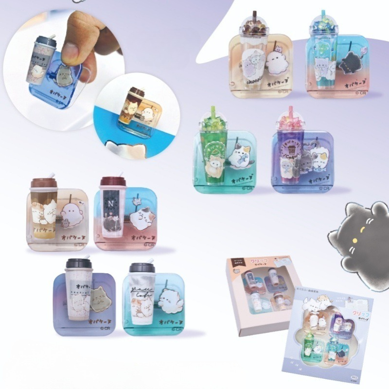 Is Stationery Office Supply - Мультяшный зажим для бумаги, портативный зажим-биндер