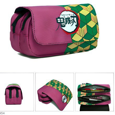 Pencil Case Large - Пенал-органайзер Demon Slayer с откидной крышкой,