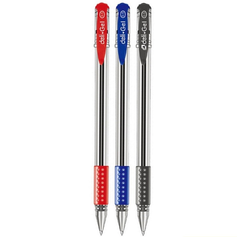 Stationery Office And School Supply Stores - Deli 0,5 мм, черная, красная, синяя