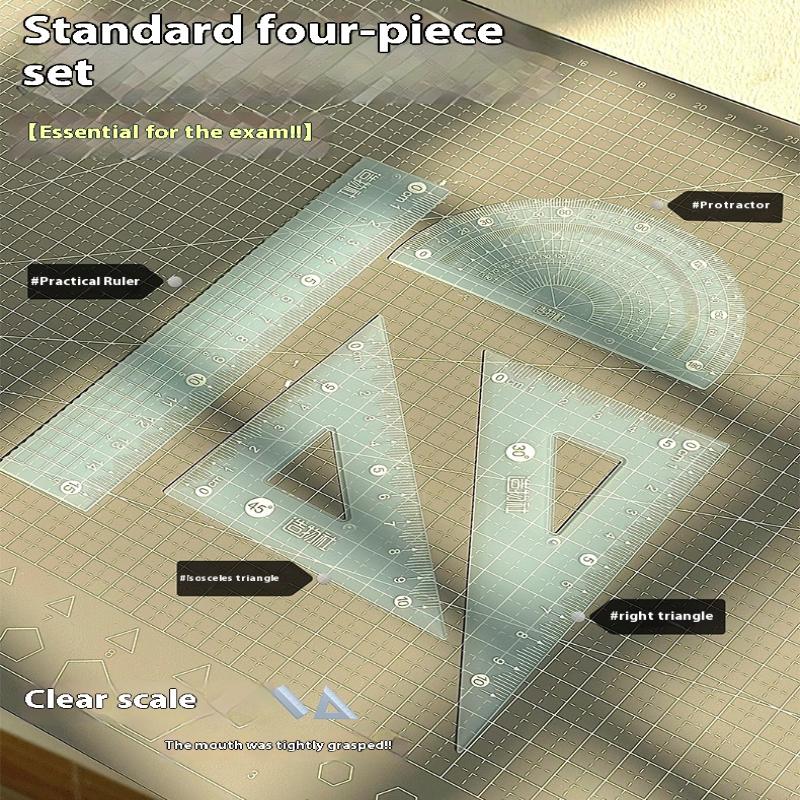 4 шт./компл., 15 см, набор жел – обзор и цена Ruler Set Transparent