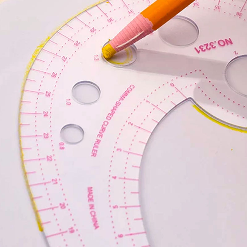Линейка для резки с французско – обзор и цена Ruler Set Transparent