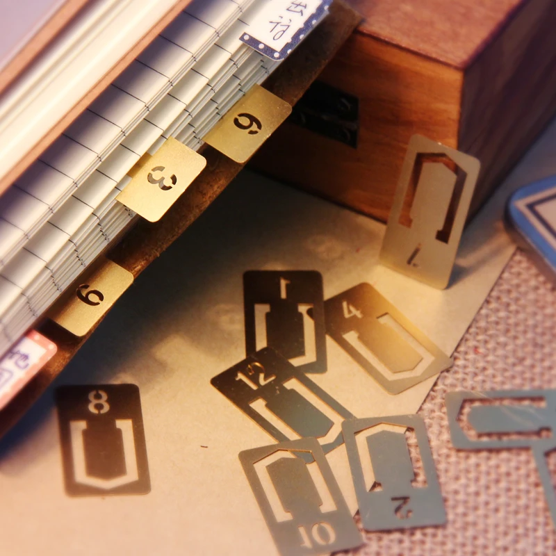 12 шт./партия, винтажные медны – обзор и цена Stationery Office Supply Store