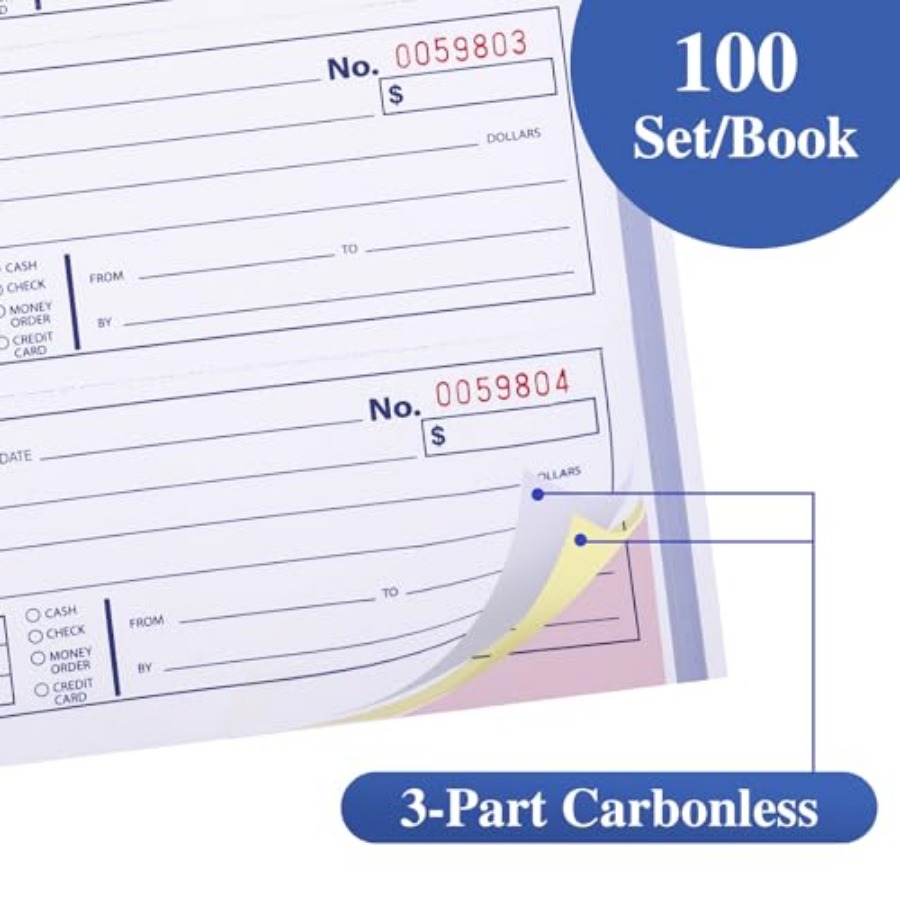 Набор из 2 книг для чеков с са – обзор и цена Carbon Copy Book