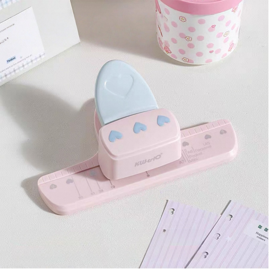 Дырокол Love Shape с 3 отверст – обзор и цена Paper Punch 3 Hole