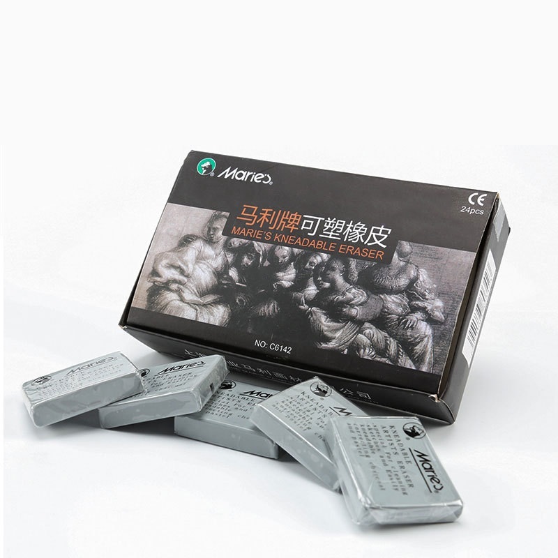 Заминатые пастельные резиновые – обзор и цена Rubber Eraser Kneaded
