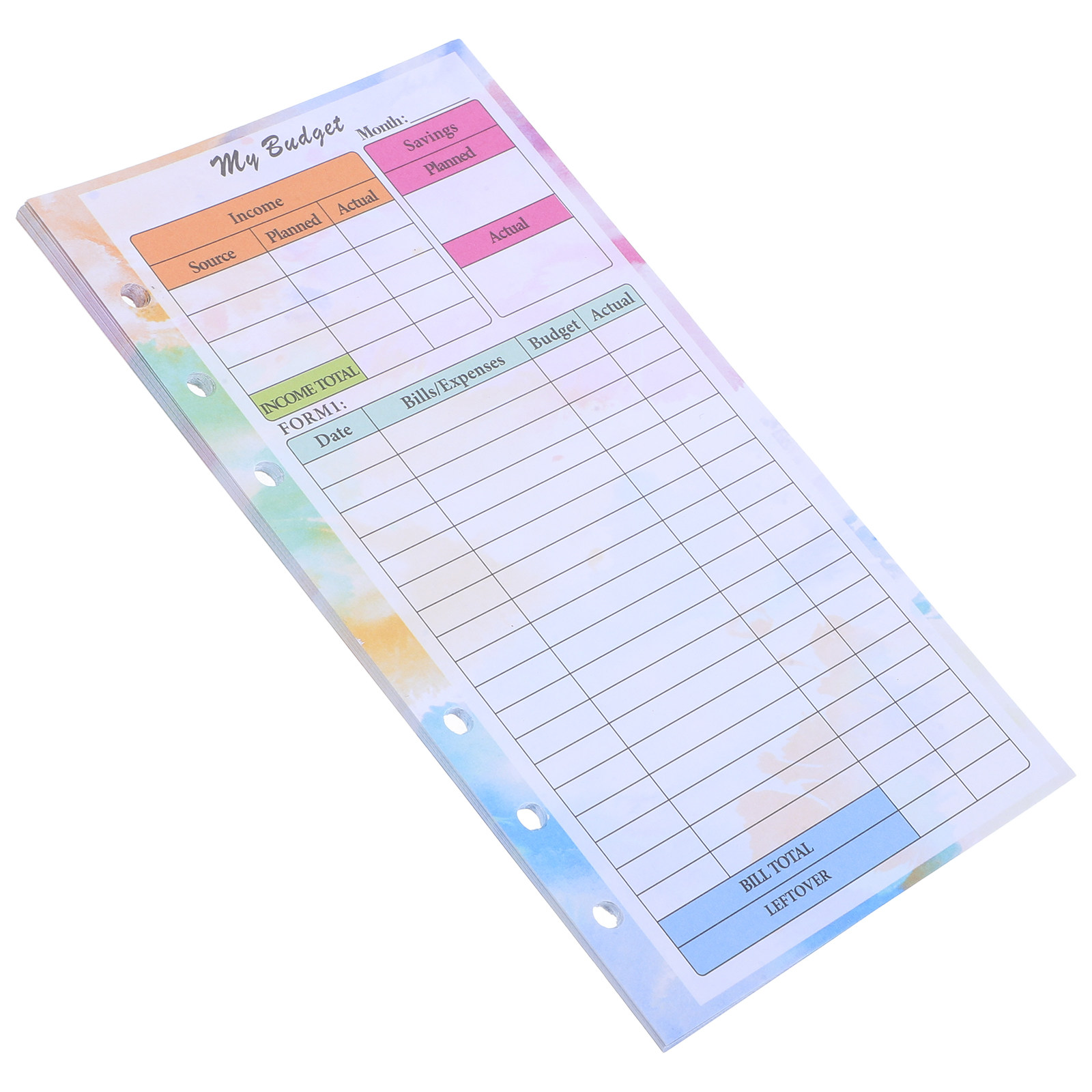 14 листов A6, сменные блоки дл – обзор и цена Planner Weekly Budget