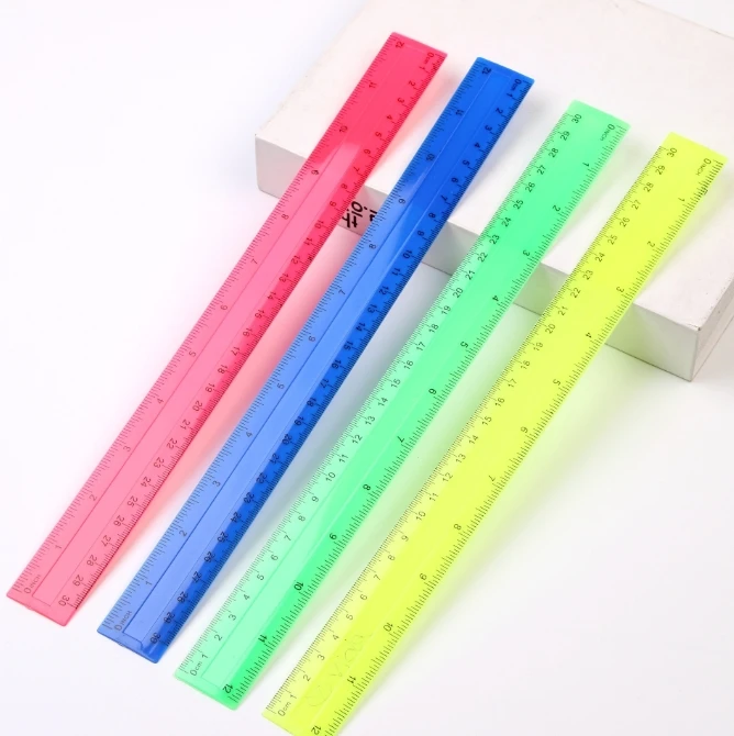 4 шт./упак. красочные прозрачн – обзор и цена Ruler Set Transparent