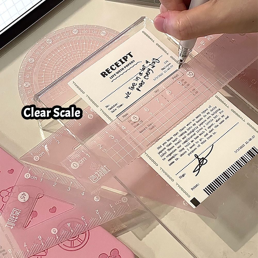 4 шт./компл., многофункциональ – обзор и цена Ruler Set Transparent
