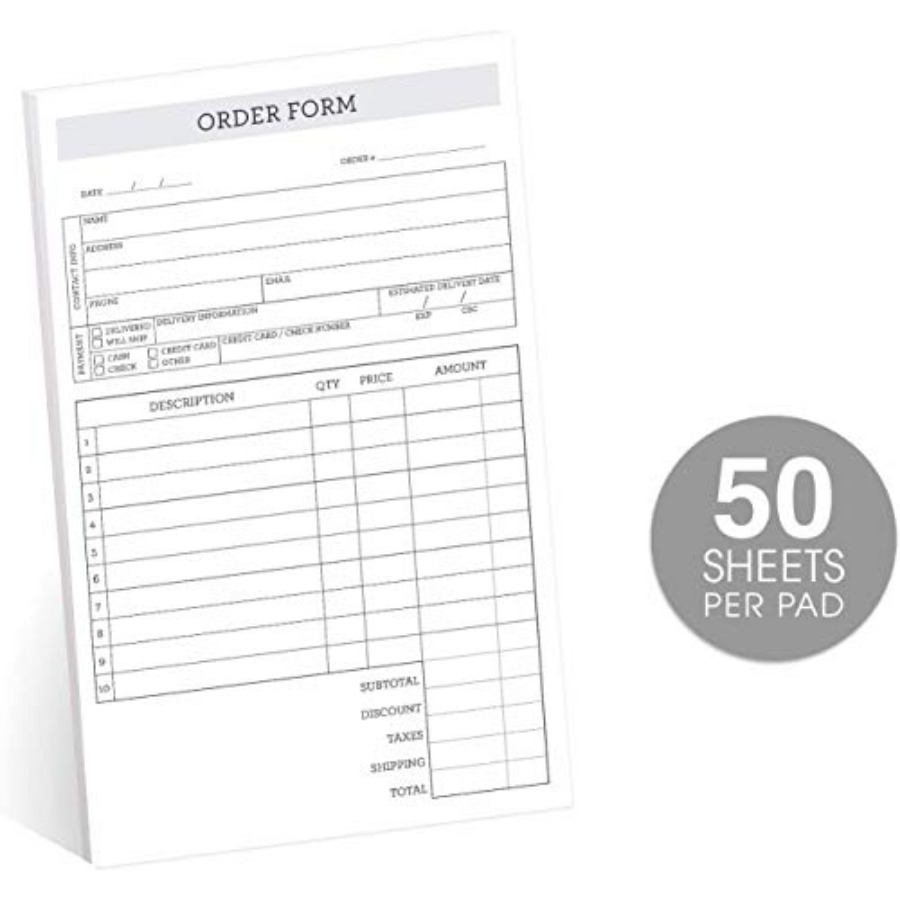 Классический бланк заказа из 2 – обзор и цена Carbon Copy Book