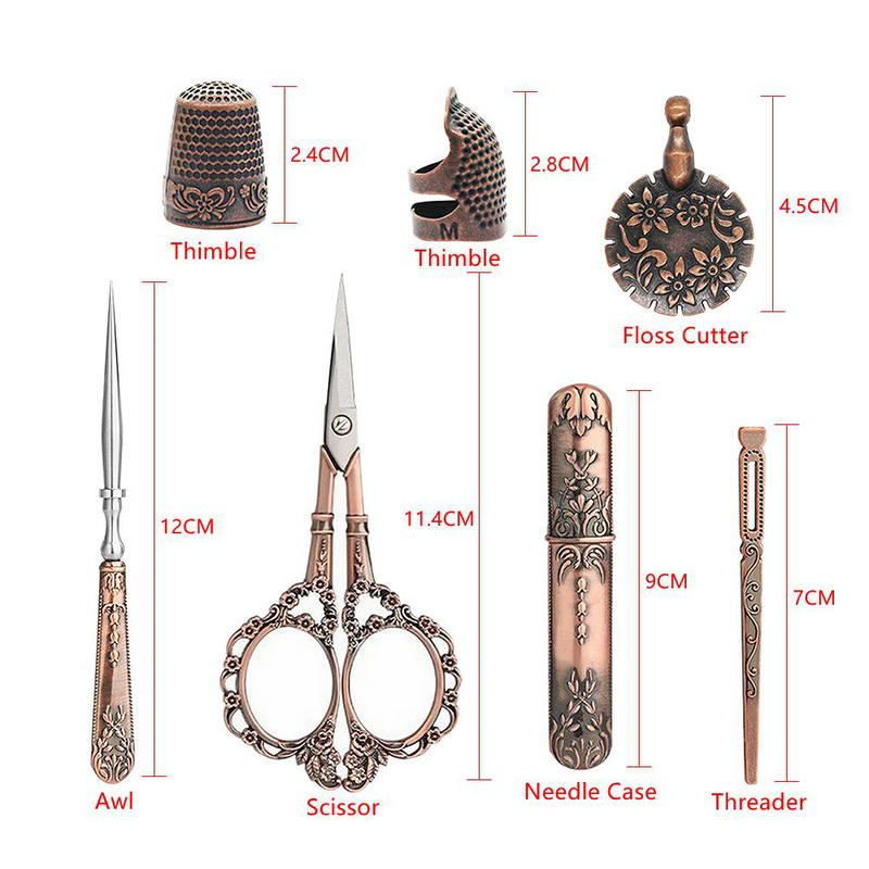 Винтажный набор для шитья, наб – обзор и цена Scissors Stainless Craft