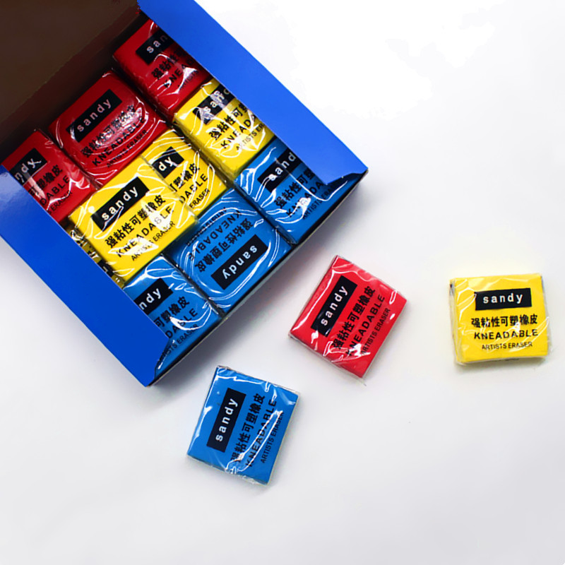 Замешиваемый резиновый пастель – обзор и цена Rubber Eraser Kneaded