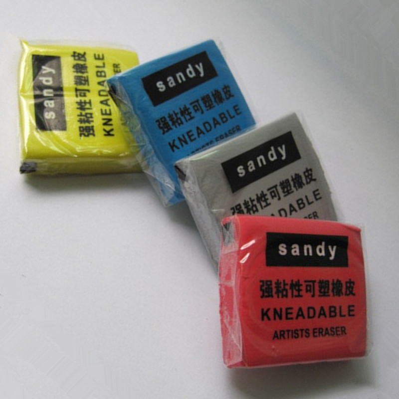 Замешиваемый резиновый пастель – обзор и цена Rubber Eraser Kneaded