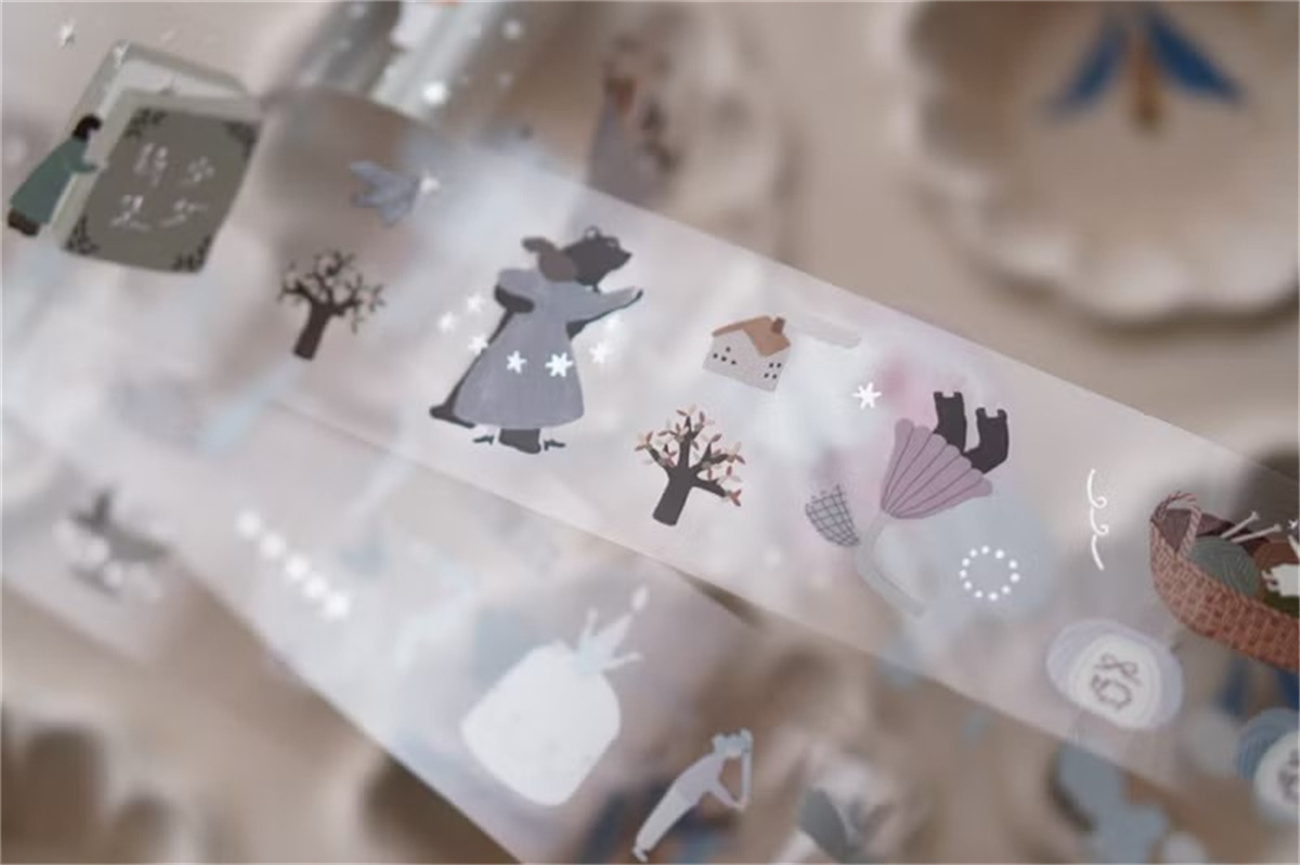 1 петля плющ снег винтажная ми – обзор и цена Washi Tape Set