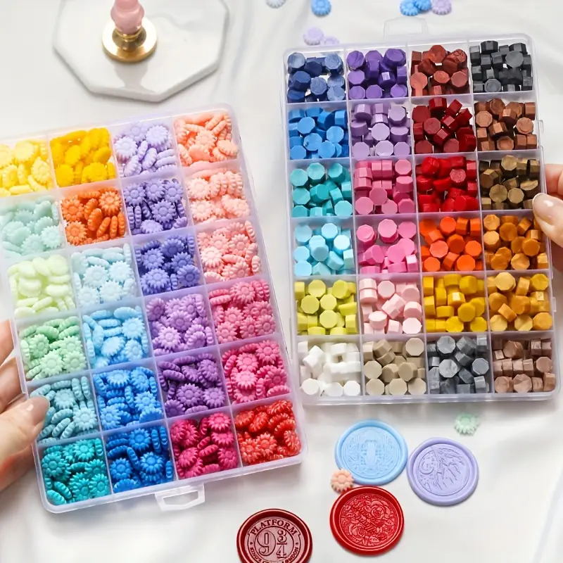 600 шт. сургучные бусины в кор – обзор и цена Wax Seal Stamp Kit