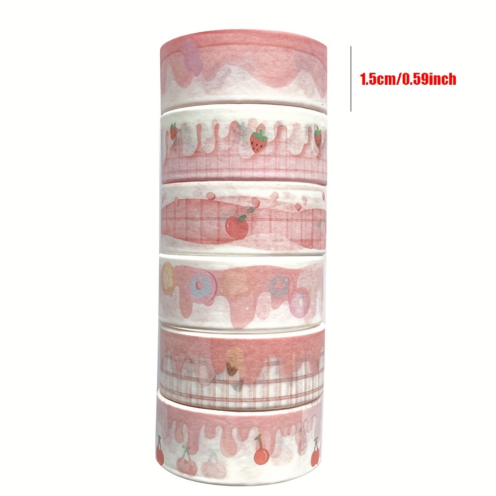 Набор из 6 рулонов декоративно – обзор и цена Washi Tape Set