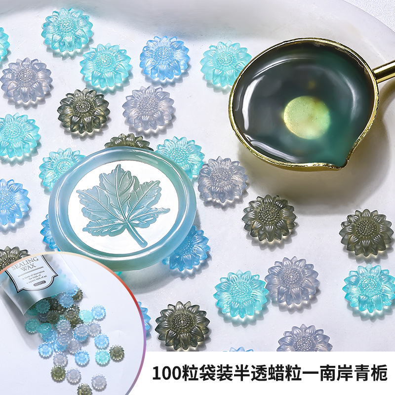 100 шт. полупрозрачные сургучн – обзор и цена Wax Seal Stamp Kit