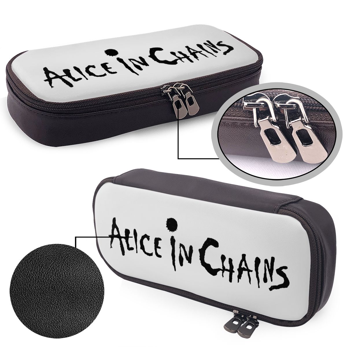 Кожаный пенал Alice In Chains  – обзор и цена Stationery And Office Supply Chain