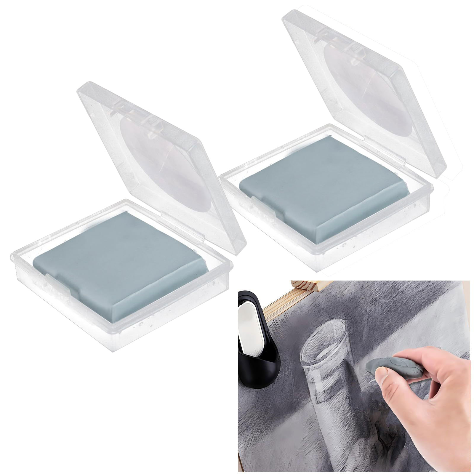 Набор из 2-х мягких ластиков д – обзор и цена Rubber Eraser Kneaded