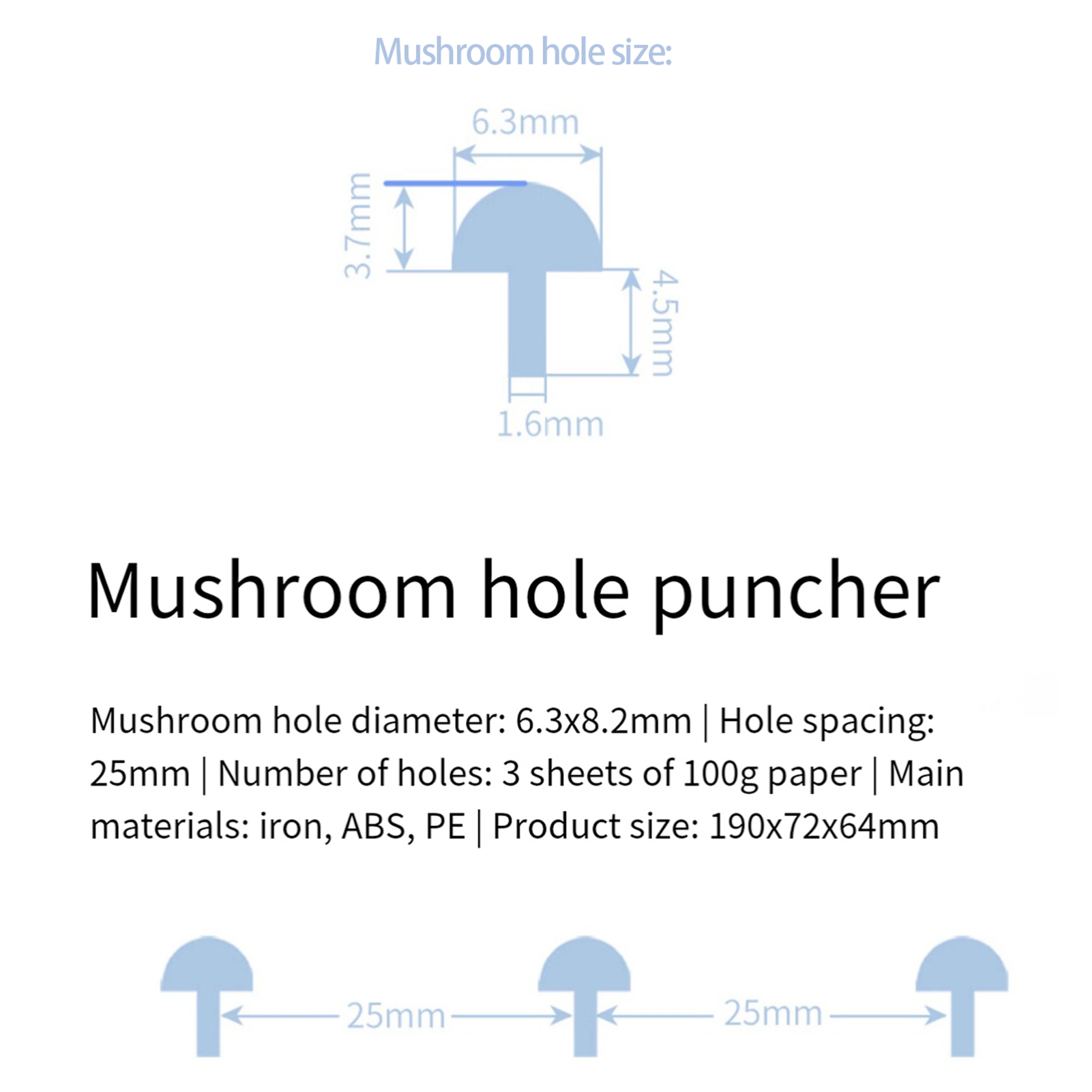 KW-triO Ручной грибной дырокол – обзор и цена Paper Punch 3 Hole