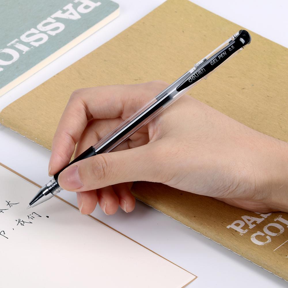 Deli 0,5 мм, черная, красная,  – обзор и цена Stationery Office And School Supply Stores